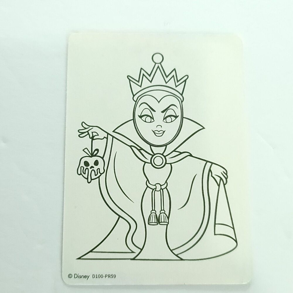 Queen Snow White 2023 Card Fun 1/1 Disney 100 Carnival  Paper Sketch D100-PR59